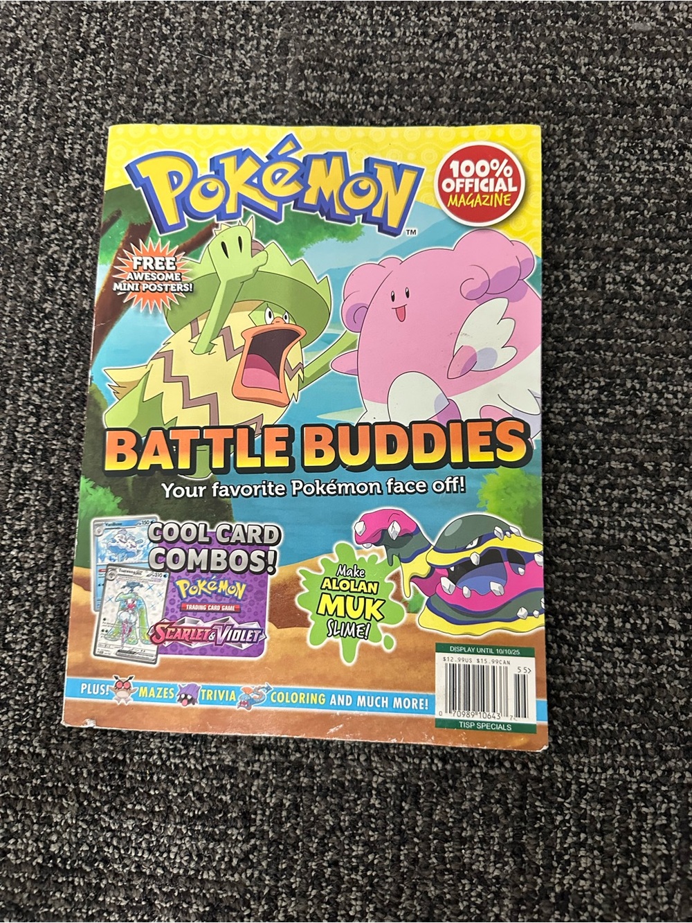Pokémon Magazine 100% official pokemon battle buddies face off